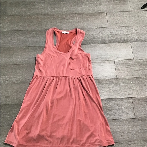 Red LA Hearts Sleeveless Pink Dress with Pocket - Picture 1 of 3